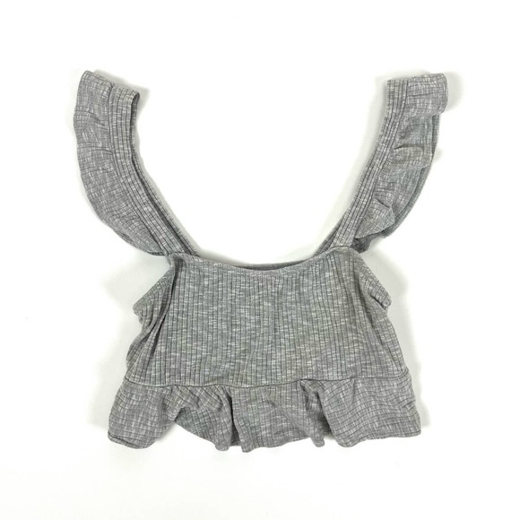 Grey Urban Outfitters Crop Top - Picture 1 of 4